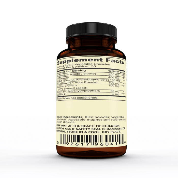 Nootrolux Pure Rest Supplement Facts